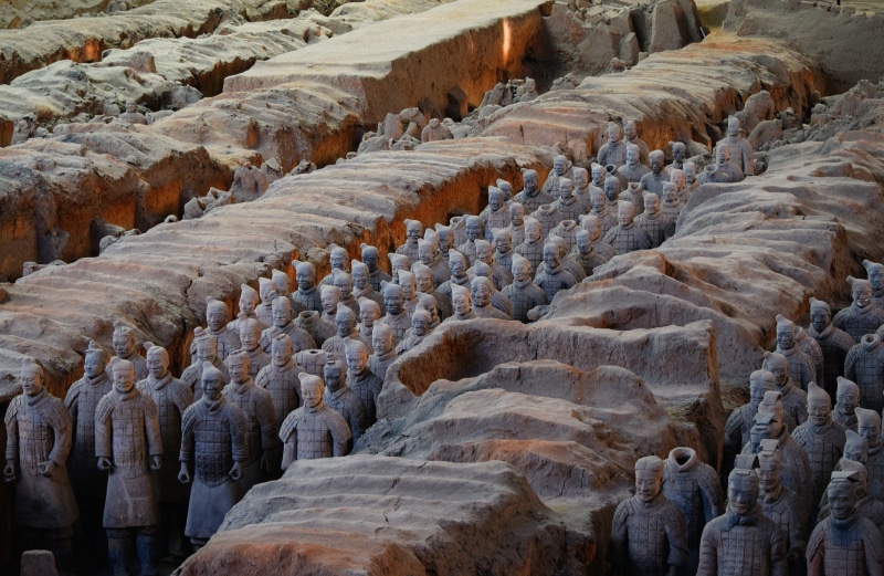 Photograph of the Terracotta Army