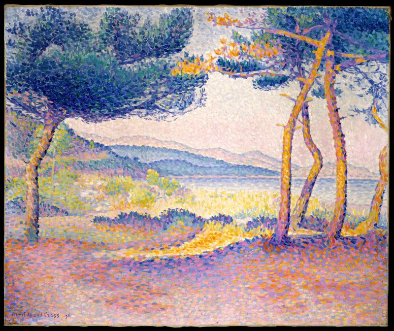 Pines Along the Shore, 1896 by Henri-Edmond Cross