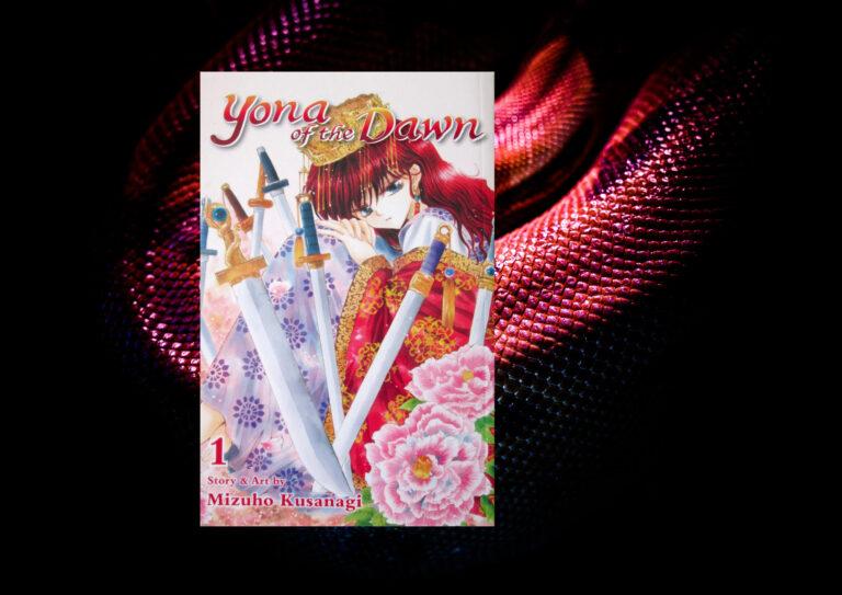 Book cover shows a princess surrounded by swords