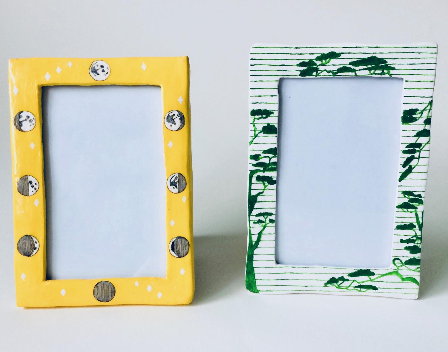 Final result showing two picture frames