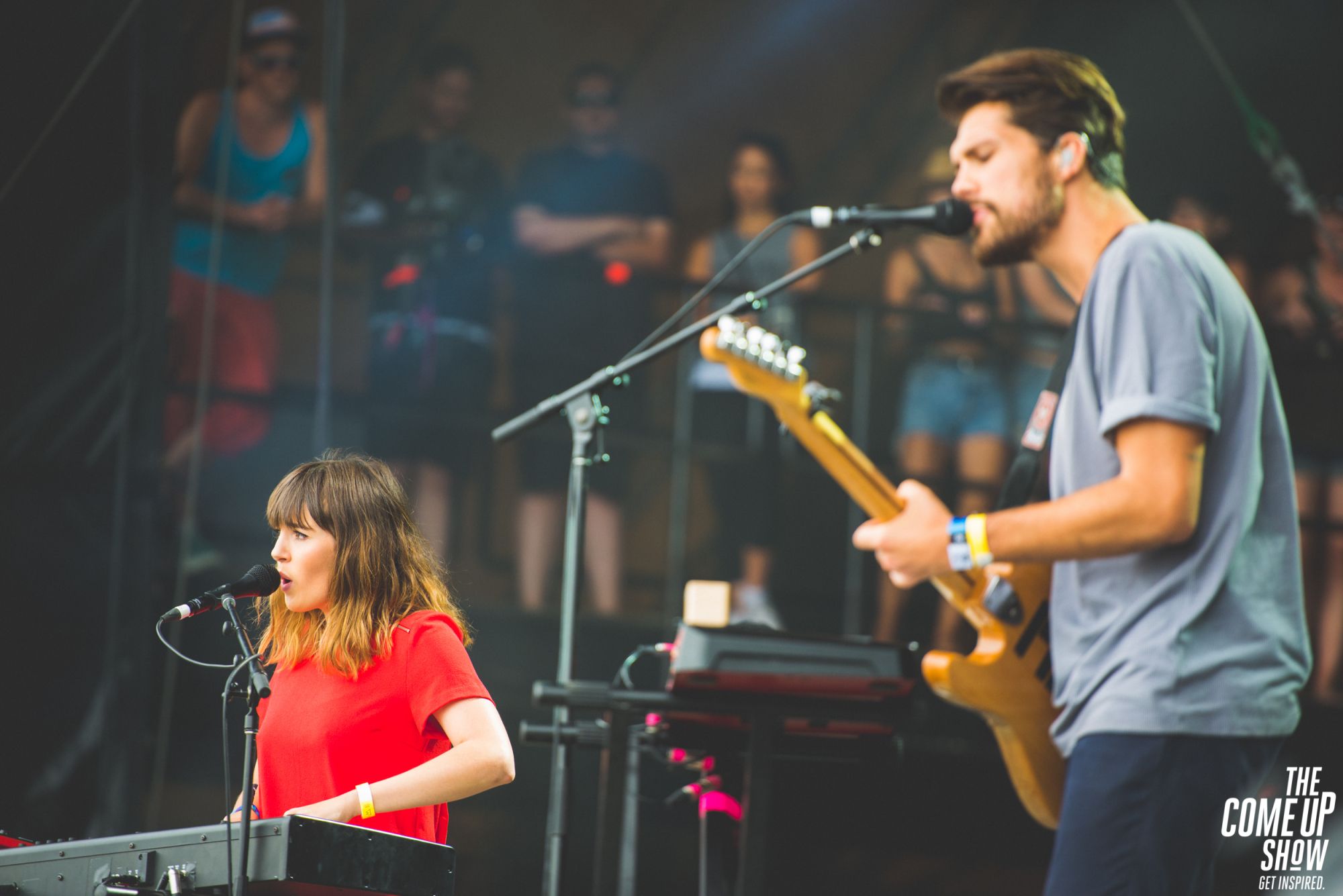 Image showing Oh Wonder performing at the WayHome Music and Arts Festival