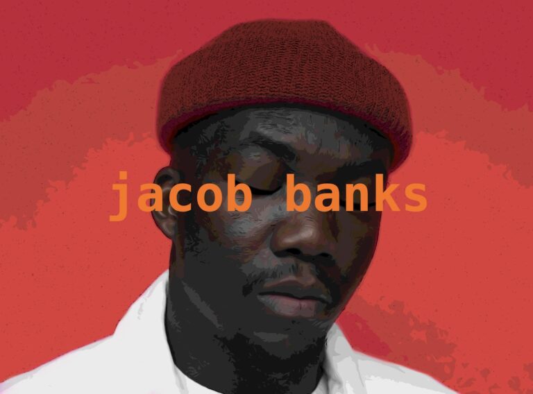 Graphic-illustrated image of Jacob Banks