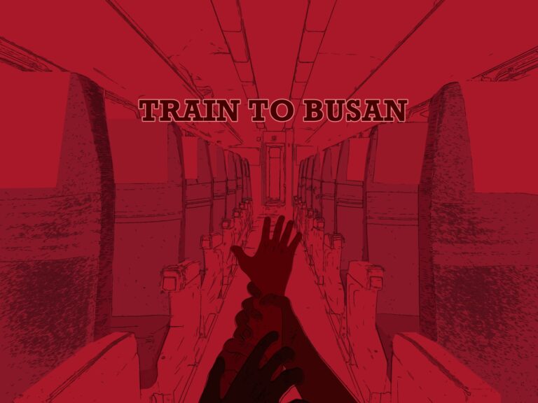 Graphic design poster for Train to Busan
