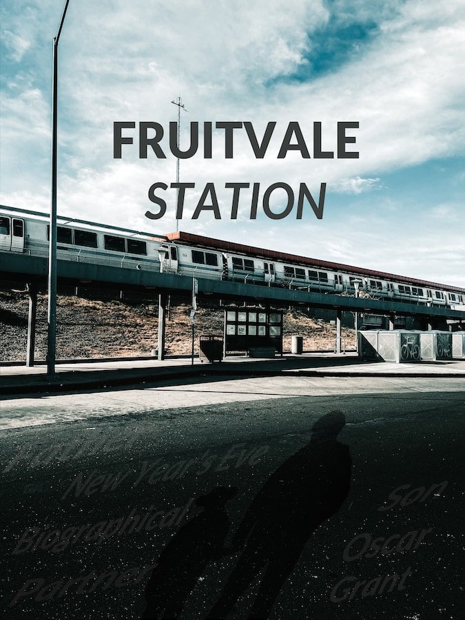 Image of Fruitvale station, with the shadow of a father holding his daughter's hand.