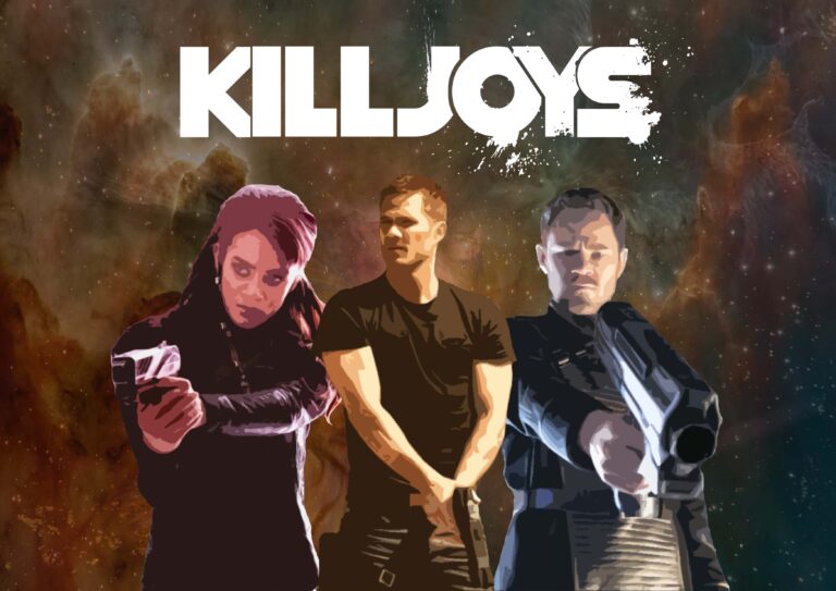 Graphic design poster of killjoys