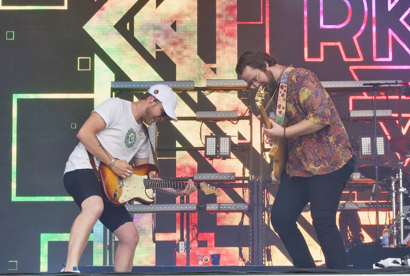 Photograph of Rainbow Kitten Surprise performing at Boston Calling Festival in 2019