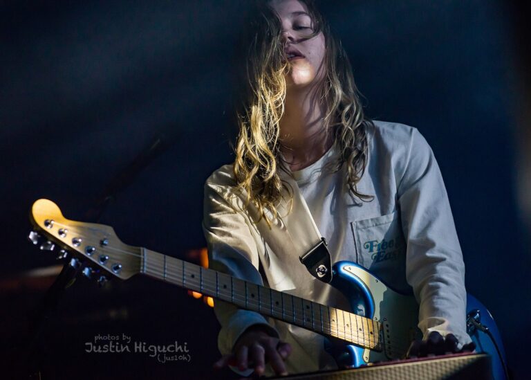 Photograph of The Japanese House (Amber Bain) performing